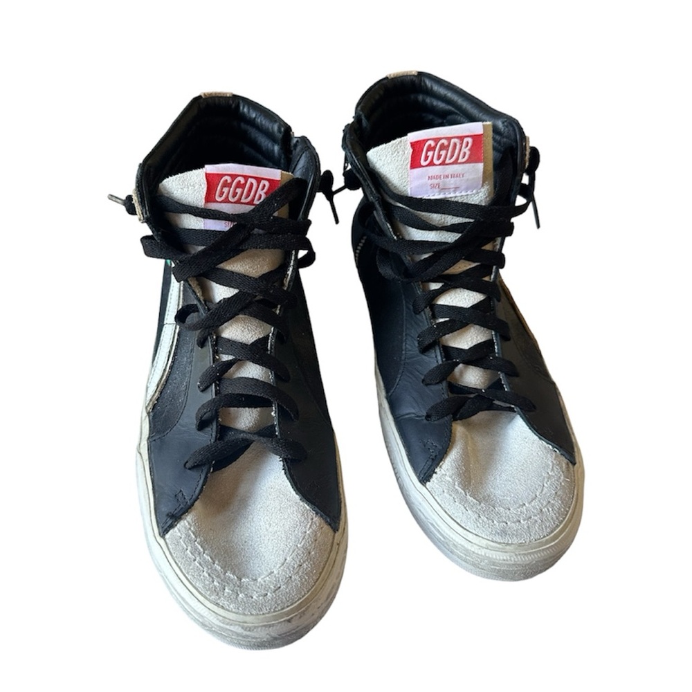 Golden Goose Slide Sneakers Canvas with Contrast Star IT 41 Mens 8 Women’s 9.5 - Picture 3 of 16